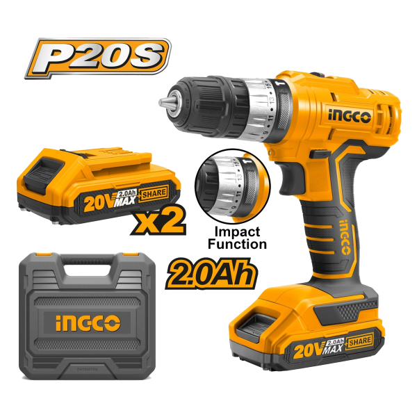 Taladro Percutor 20v 3/8 0100089 - Imagen 2