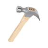 Martillo De Uña 16 Oz 450gr Mango Madera 0081264 - Imagen 2