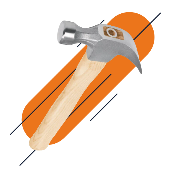 Martillo De Uña 16 Oz 450gr Mango Madera 0081264