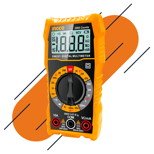 Tester Multímetro Digital Ac Dc Resistencia 0040166